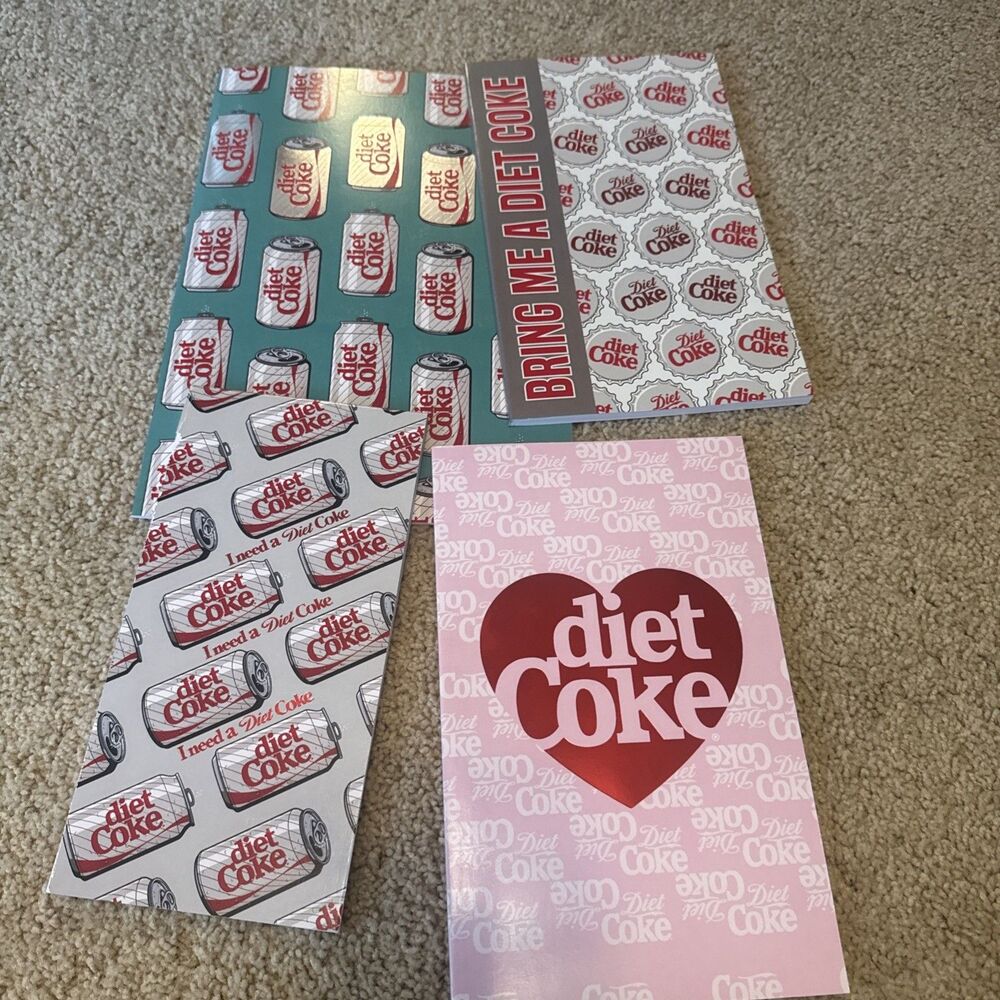 🎀Diet Coke -2 Journals & 2 Note Pads - NEW VIRAL! Set!